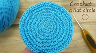 How to Crochet for Absolute Beginners // How to crochet a flat circle ВЯЗАНИЕ КРЮЧКОМ плоский КРУГ
