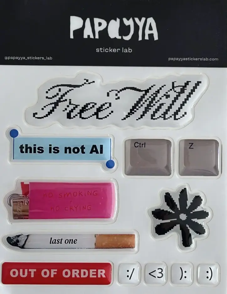 Обʼємний стікерпак «Free Will»