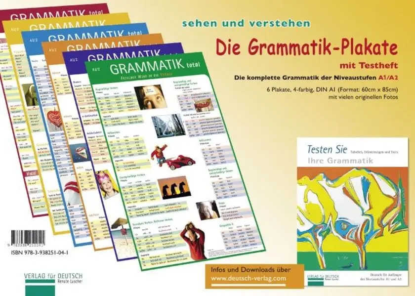 Обкладинка "Grammatik Plakate und Testheft"