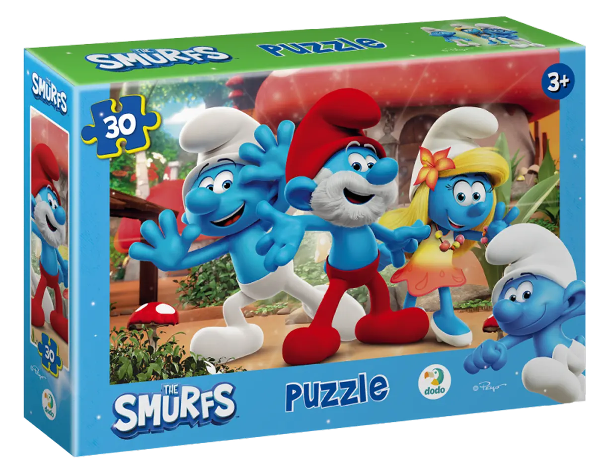 Пазл на 30 елементів The Smurfs. Привіт усім!