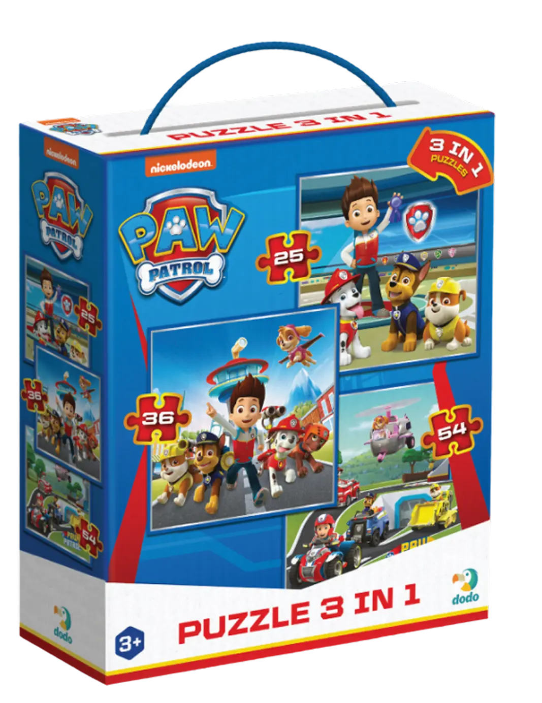 Пазл 3 в 1 Paw Patrol. Готові до роботи