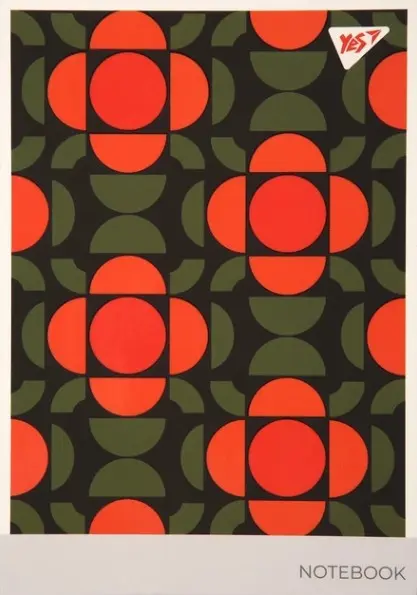Блокнот YES А6/64 інт Abstraction.Flowers, крапки