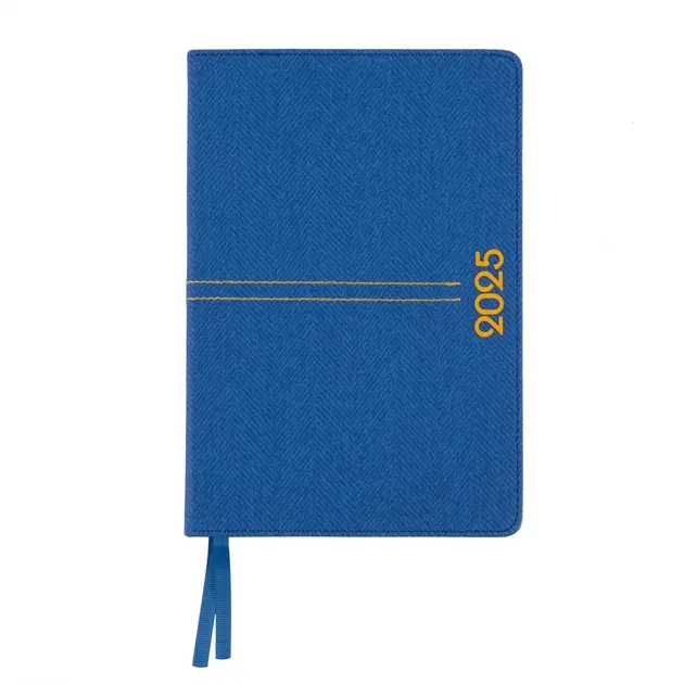 Діловий записник А5 дата Leo Planner Liberty твердий, 368 стор., синій