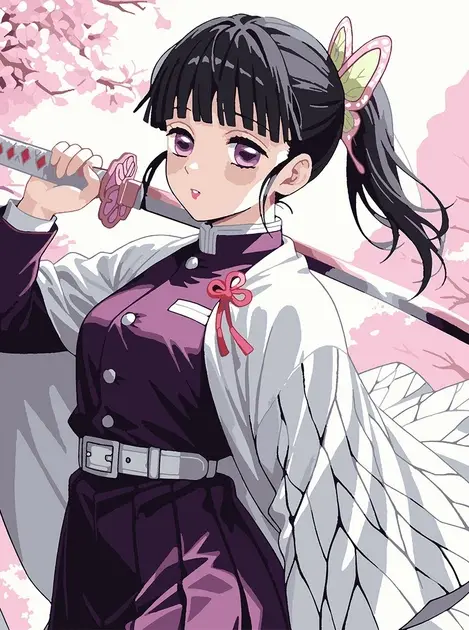 Картина за номерами SANTI Demon Slayer.Shinobu Kocho, 30*40 см