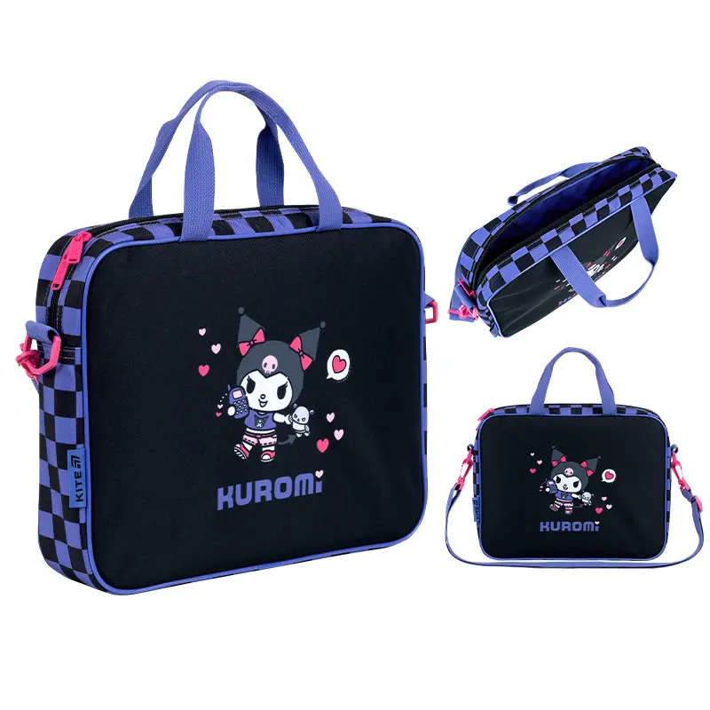 Шкільна текстильна сумка Kite Kuromi