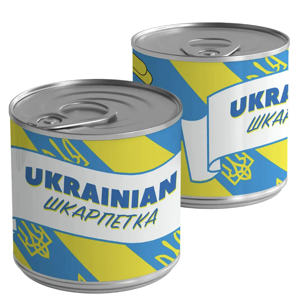 Обкладинка "Консерва-шкарпетка «Ukrainian»  40-44"