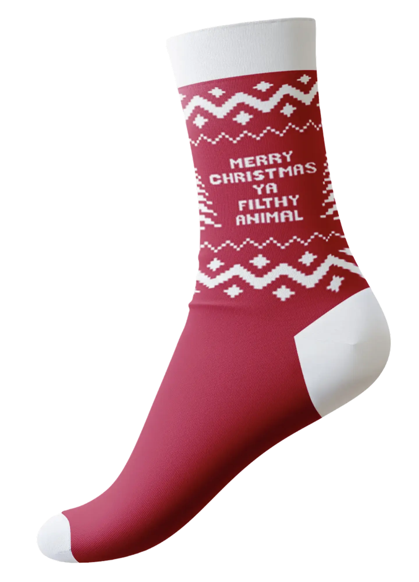 Шкарпетки «Merry Christmas Ya Filthy Animal» 40-44
