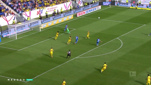 Round 4: TSG Hoffenheim - Borussia Dortmund 1:1. Match overview