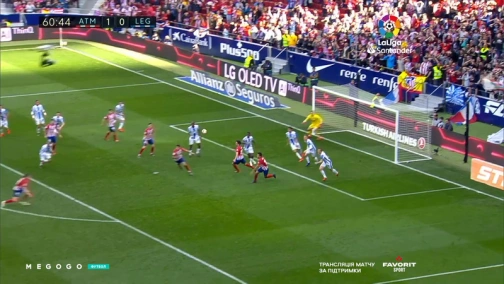 Round 27. Atlético Madrid — Leganés 1:0. Match overview