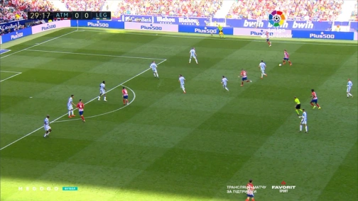 Round 27. Atlético Madrid — Leganés 1:0. Match overview