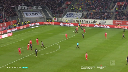 25 тур. Фортуна — Айнтрахт 0:3. Обзор матча