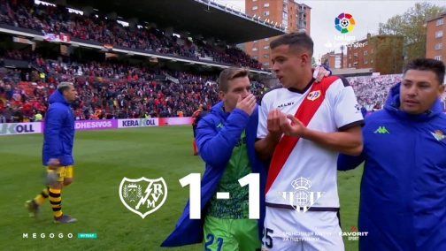 Round 29. Rayo Vallecano — Real Betis 1:1. Match overview