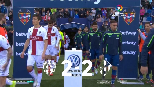 Round 31. Levante — Huesca 2:2. Match overview