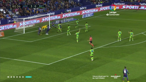 34 тур. Леванте — Бетис 4:0. Обзор матча