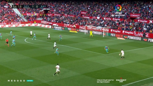 Round 34. Sevilla — Rayo Vallecano 5:0. Match overview