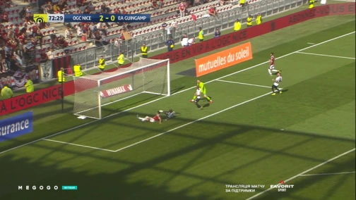 34 тур. Ніцца — Генгам 3:0. Огляд матчу