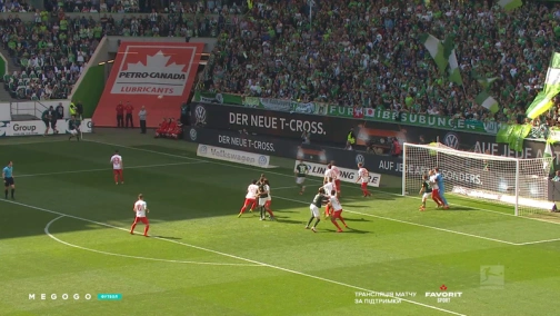 34-й тур. Вольфсбург — Аугсбург. Обзор матча