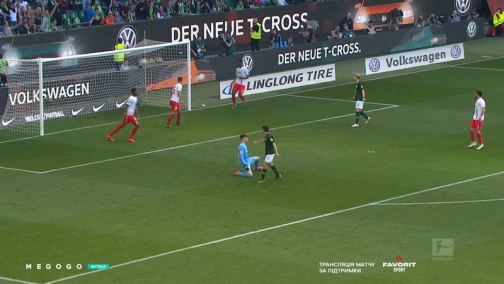 34-й тур. Вольфсбург — Аугсбург. Обзор матча
