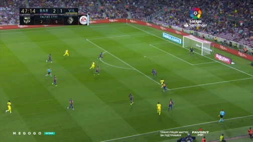 Round 6. Barcelona — Villarreal 2:1. Highlights