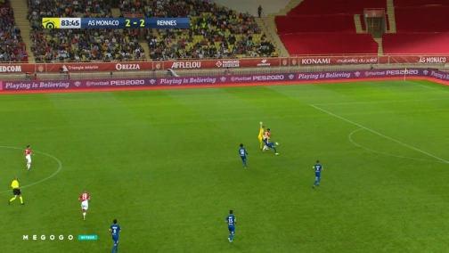 Round 10. Monaco — Rennes 3:2. Highlights