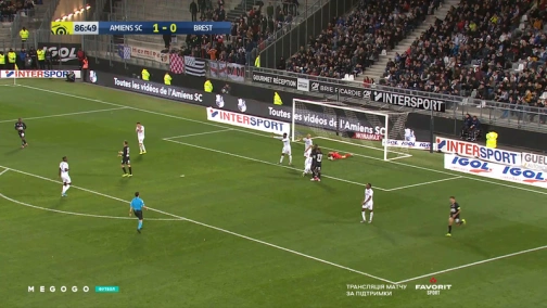 12-й тур. Амьен — Брест 1:0. Обзор матча