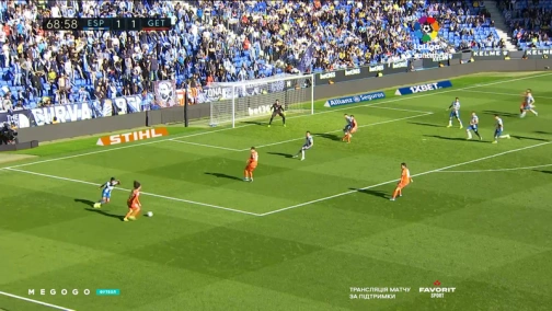 Round 14. Espanyol — Getafe 1:1. Highlights