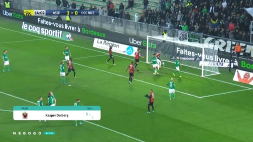 Round 16. Saint Etienne — Nice 4:1. Highlights