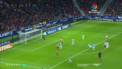 17-й тур. Атлетико — Осасуна 2:0. Обзор матча