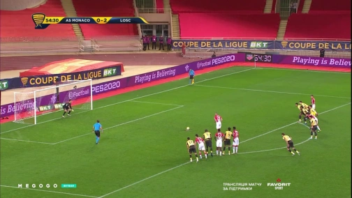 Monaco — Lille 0:3. Coupe de la Ligue 1/8 finals. Highlights