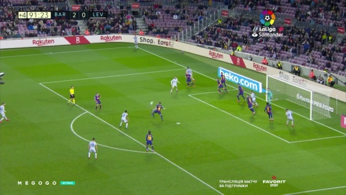 Round 22. Barcelona — Levante. 2:1 Highlights