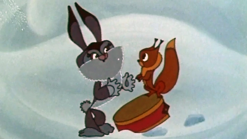 Сказка про храброго зайца...