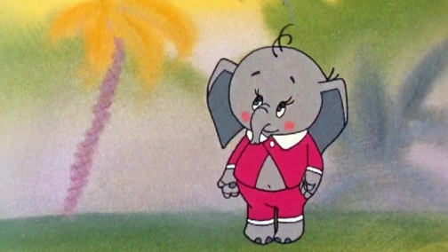 Слоненя і лист