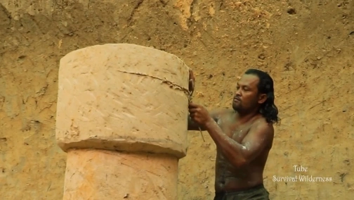 105 Days Building The Most Amazing Underground Water Slide Temple House