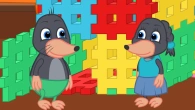 Benny Mole and Friends - Very large Rainbow House Cartoon for Kids