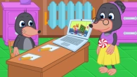 Benny Mole and Friends - Mom Gives Candy For Her Studies Cartoon for Kids