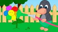 Benny Mole and Friends - Water The Flowers With Rainbow Water Cartoon for Kids