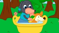 Benny Mole and Friends - Small Dog Pool Cartoon for Kids