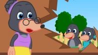 Benny Mole and Friends - Hole in the Wall Cartoon for Kids