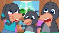 Benny Mole and Friends - Mole Babies Make Funny Faces Cartoon for Kids