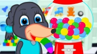 Benny Mole and Friends - Colorful Gumball Machine Cartoon for Kids