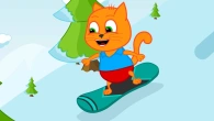 Cats Family en Français - Snowboard Magique Animé 2020 en Français