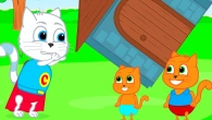 Cats Family en Français - Super Chat a Sauvé la Maison de L échec Vidéos Animés 2020 en Français