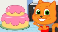 Cats Family en Français - Faire un Gros Gâteau D anniversaire Vidéos Animés 2020 en Français