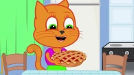 Cats Family en Français - Délicieuse Tarte Aux Fraises Pour Maman Dessin Animé 2020 en Français