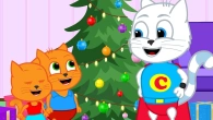 Cats Family en Français - Arbre de noël Dessin Animé 2019 en Français