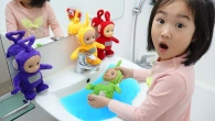 Boram Playing with Teletubbies