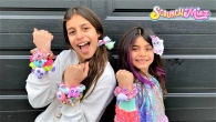 Hermanitas divertidas se preparan para la fiesta de cumpleaños con ScrunchMiez