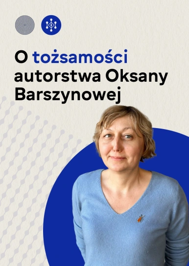 O tożsamości autorstwa Oksany Barszynowej