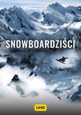 Snowboardziści UHD — plakat