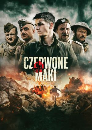 Czerwone maki — plakat